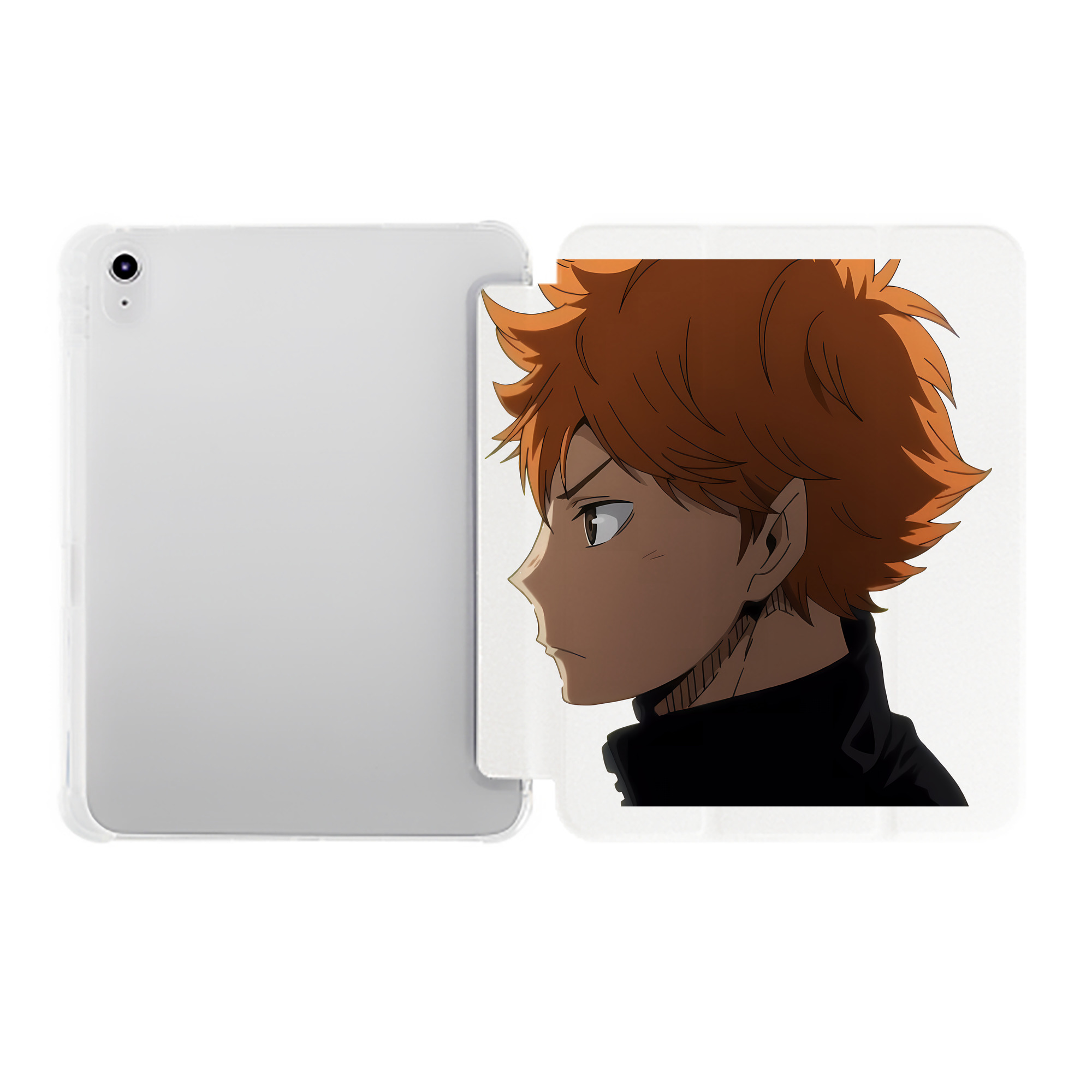 （画像用） ハイキュー!! Haikyu!! IPad ケース ペン収納付き 三つ折りスタンド PUレザー×シリコン 対応機種9.5/10.5/10.9インチ